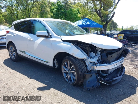 2024 Acura RDX Technology with VIN 5J8TC2H57RL017388, listed as a IAAI auction lot 42236007 with 14,261 mi miles and . Bid and sale history available at DreamBid. Image 6.