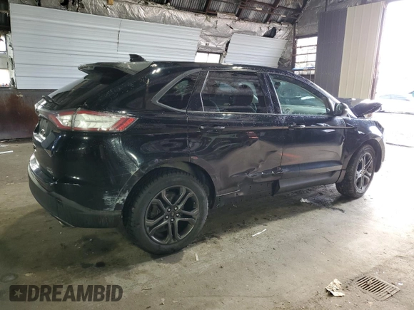2018 Ford Edge SEL with VIN 2FMPK4J95JBB02371, listed as a Copart auction lot 50454135 with 128,576 mi miles and Salvage Title. Bid and sale history available at carsss.com. Image 3.