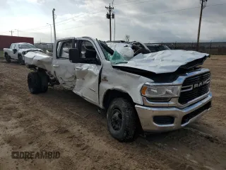 2020 Ram 3500 Big Horn with VIN 3C63RRHLXLG140649, listed as a Copart auction lot 53492934 with 0 mi miles and Salvage Title. Bid and sale history available at carsss.com. Image 4.