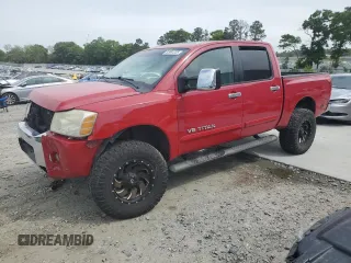 2005 Nissan Titan SE z VIN 1N6BA07A55N566781, wystawiony jako Copart lot #52981225 z przebiegiem 184 784 mil mil oraz Szkoda całkowita • Salvage title. Historia ofert i sprzedaży dostępna na DreamBid. Obrazek 1.