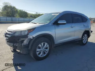 2013 Honda CR-V EX-L with VIN 2HKRM4H70DH654607, listed as a Copart auction lot 52886985 with 164,685 mi miles and Salvage Title. Bid and sale history available at carsss.com. Image 1.
