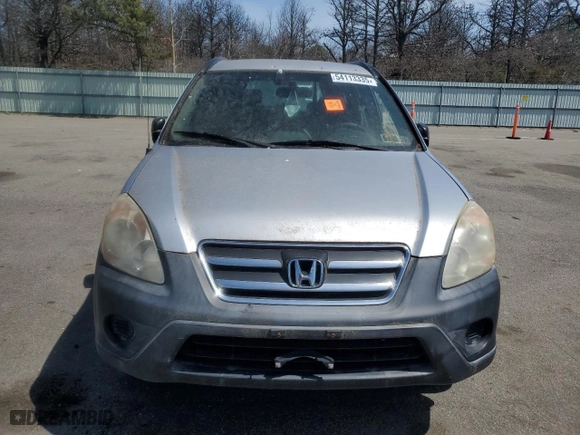2006 Honda CR-V LX with VIN JHLRD68566C005857, listed as a Copart auction lot 54113335 with 97,360 mi miles and Clean Title. Bid and sale history available at carsss.com. Image 5.