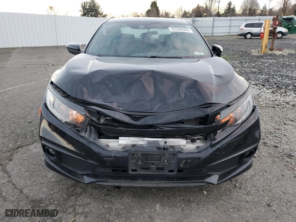 2019 Honda Civic Sedan Sport with VIN 19XFC2F83KE206210, listed as a Copart auction lot 83586094 with 90,269 mi miles and Salvage Title. Bid and sale history available at carsss.com. Image 5.