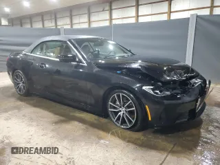 2024 BMW 4 Series 430i z VIN WBA23AT01RCP59248, wystawiony jako Copart lot #46714575 z przebiegiem 34 623 mil mil oraz Tytuł czysty. Historia ofert i sprzedaży dostępna na DreamBid. Obrazek 4.