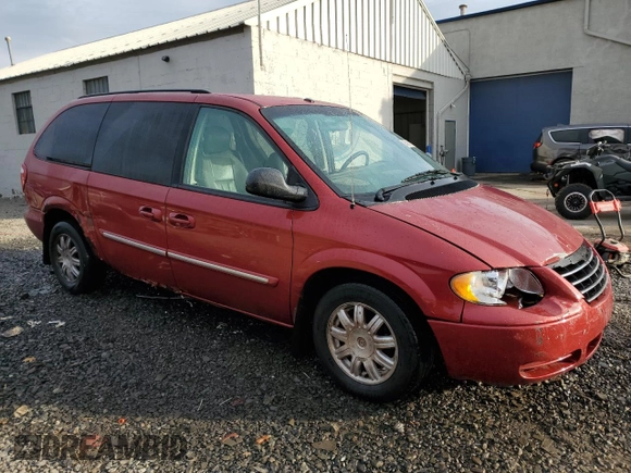 2007 Chrysler Town & Country LWB Touring with VIN 2A4GP54L47R267129, listed as a Copart auction lot 83315144 with 160,295 mi miles and Salvage Title. Bid and sale history available at carsss.com. Image 4.