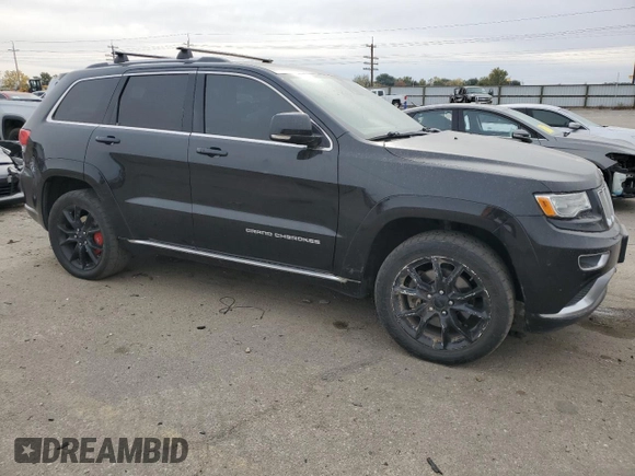 2015 Jeep Grand Cherokee Summit with VIN 1C4RJFJM7FC227296, listed as a Copart auction lot 76592514 with 144,095 mi miles and Salvage Title. Bid and sale history available at carsss.com. Image 4.