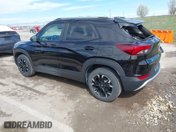 2022 Chevrolet TrailBlazer LT with VIN KL79MPS20NB117671, listed as a IAAI auction lot 41836110 with 67,919 mi miles. Bid and sale history available at carsss.com. Image 3.