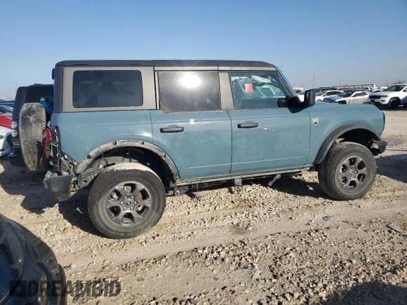 2022 Ford Bronco with VIN 1FMEE5BP5NLB10929, listed as a Copart auction lot 48568495 with 85,192 mi miles and Salvage Title. Bid and sale history available at DreamBid. Image 3.
