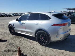 2019 Jaguar F-Pace SVR with VIN SADCZ2EE6KA603989, listed as a Copart auction lot 78444274 with 51,398 mi miles and Salvage title. Bid and sale history available at DreamBid. Image 2.
