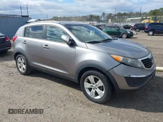 2011 Kia Sportage LX with VIN KNDPB3A21B7140790, listed as a IAAI auction lot 41995888 with 77,678 mi miles and . Bid and sale history available at carsss.com. Image 1.