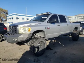 2007 Dodge Ram 2500 SLT with VIN 3D7KS29A57G784889, listed as a Copart auction lot 80718724 with 209,136 mi miles and Salvage Title. Bid and sale history available at carsss.com. Image 1.