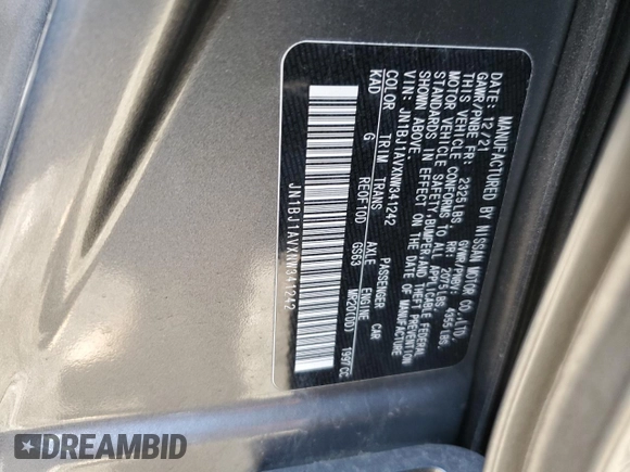 2022 Nissan Rogue S z VIN JN1BJ1AVXNW341242, wystawiony jako Copart lot #48490185 z przebiegiem 29 871 mil mil oraz Szkoda całkowita • Salvage title. Historia ofert i sprzedaży dostępna na DreamBid. Obrazek 13.