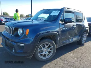 2020 Jeep Renegade Latitude with VIN ZACNJABB4LPL04774, listed as a IAAI auction lot 41997386 with 59,985 mi miles. Bid and sale history available at carsss.com. Image 17.