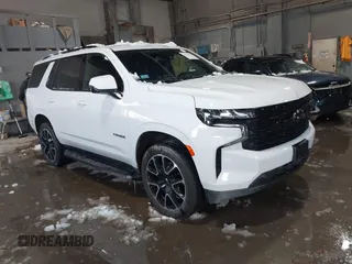 2023 Chevrolet Tahoe RST z VIN 1GNSKRKD4PR251253, wystawiony jako IAAI lot #41577291 z przebiegiem 31 404 mil mil oraz . Historia ofert i sprzedaży dostępna na DreamBid. Obrazek 1.