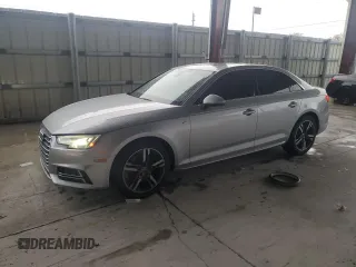 2018 Audi A4 Premium Plus with VIN WAULMAF4XJN020324, listed as a Copart auction lot 50236255 with 48,634 mi miles and Clean Title. Bid and sale history available at carsss.com. Image 1.