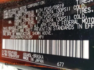 2009 Toyota Highlander Sport z VIN JTEES43A792136389, wystawiony jako Copart lot #58080005 z przebiegiem 317 249 mil mil oraz Szkoda całkowita • Salvage title. Historia ofert i sprzedaży dostępna na DreamBid. Obrazek 12.