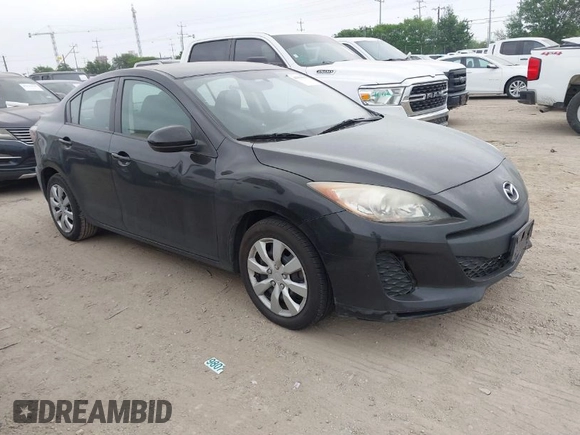 2013 Mazda 3 i SV with VIN JM1BL1TGXD1716628, listed as a IAAI auction lot 41954693 with 184,031 mi miles. Bid and sale history available at carsss.com. Image 1.