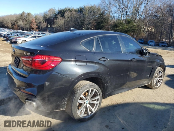 2016 BMW X6 xDrive50i with VIN 5UXKU6C53G0R34489, listed as a Copart auction lot 41862014 with 97,534 mi miles. Bid and sale history available at carsss.com. Image 3.
