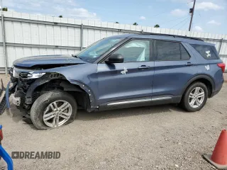 2021 Ford Explorer XLT z VIN 1FMSK7DH0MGA52135, wystawiony jako Copart lot #55399725 z przebiegiem 85 484 mil mil oraz Szkoda całkowita • Salvage title. Historia ofert i sprzedaży dostępna na DreamBid. Obrazek 1.