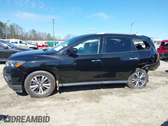 2017 Nissan Pathfinder S with VIN 5N1DR2MN2HC644842, listed as a IAAI auction lot 41654146 with 153,020 mi miles. Bid and sale history available at carsss.com. Image 15.