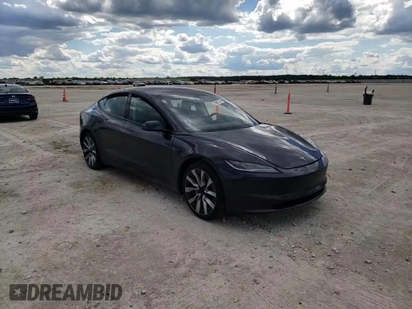 2025 Tesla Model 3 Long Range with VIN 5YJ3E1EA2SF995505, listed as a Copart auction lot 56682745 with 783 mi miles and Salvage title. Bid and sale history available at DreamBid. Image 13.