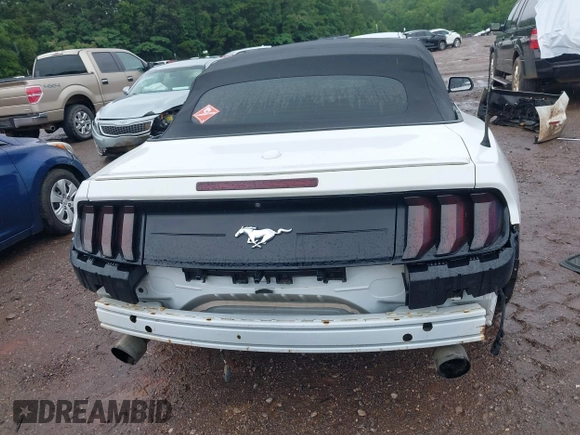 2018 Ford Mustang EcoBoost Premium z VIN 1FATP8UH9J5109820, wystawiony jako IAAI lot #42364587 z przebiegiem 118 640 mil mil oraz . Historia ofert i sprzedaży dostępna na DreamBid. Obrazek 16.