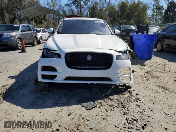 2019 Jaguar F-Pace 25t Premium with VIN SADCJ2FX6KA397242, listed as a Copart auction lot 47704605 with 74,256 mi miles and Salvage Title. Bid and sale history available at DreamBid. Image 5.