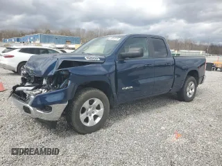 2021 Ram 1500 Big Horn with VIN 1C6SRFBT8MN737326, listed as a Copart auction lot 49912775 with 21,666 mi miles and Salvage Title. Bid and sale history available at carsss.com. Image 1.