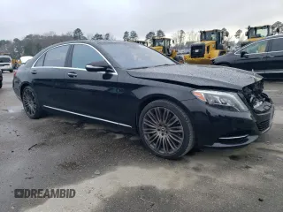 2017 Mercedes-Benz S 550 with VIN WDDUG8CB0HA322299, listed as a Copart auction lot 44049715 with 107,599 mi miles and Salvage Title. Bid and sale history available at carsss.com. Image 4.