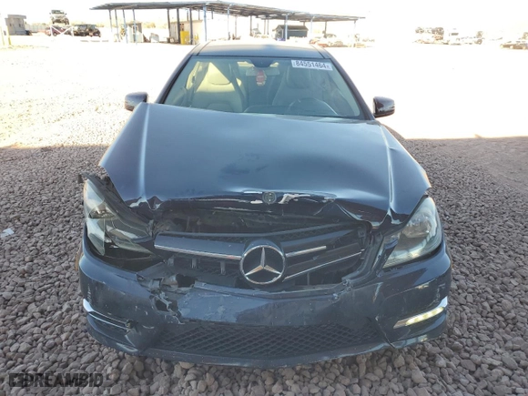 2015 Mercedes-Benz C-Class C 250 with VIN WDDGJ4HB9FG399036, listed as a Copart auction lot 84551464 with 112,503 mi miles and Salvage Title. Bid and sale history available at carsss.com. Image 5.