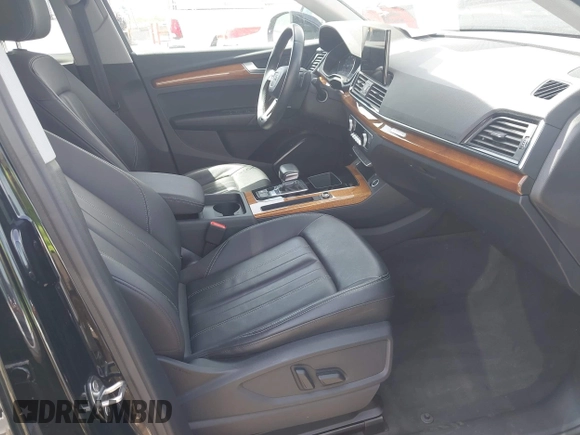 2023 Audi Q5 S line Premium with VIN WA1GAAFY3P2027829, listed as a IAAI auction lot 42638257 with 61,925 mi miles and . Bid and sale history available at DreamBid. Image 5.