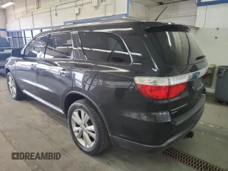 2013 Dodge Durango Crew z VIN 1C4RDJDGXDC672239, wystawiony jako Copart lot #59227905 z przebiegiem 167 982 mil mil oraz Szkoda całkowita • Salvage title. Historia ofert i sprzedaży dostępna na DreamBid. Obrazek 2.