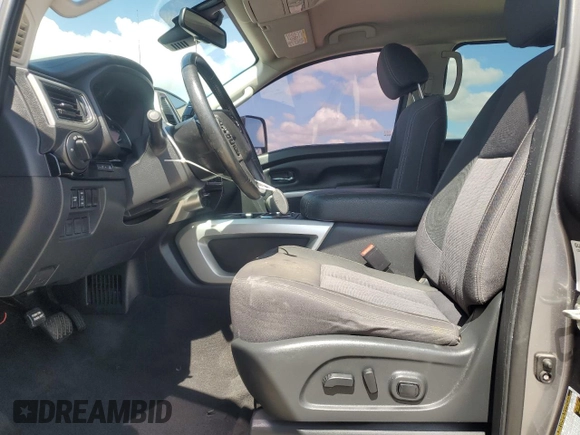 2021 Nissan Titan SV with VIN 1N6AA1FB4MN519784, listed as a Copart auction lot 74893744 with 45,245 mi miles and Salvage title. Bid and sale history available at DreamBid. Image 7.