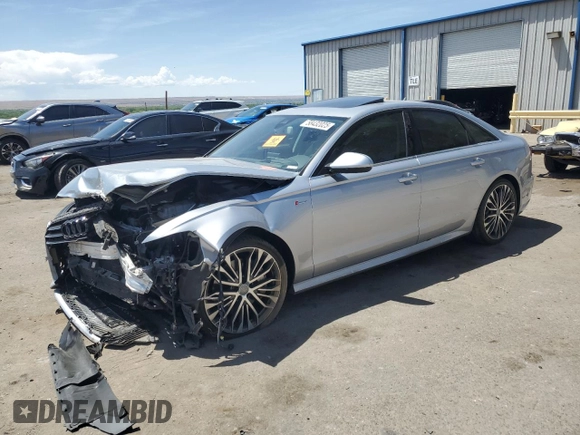 2016 Audi A6 Prestige with VIN WAUHGAFC1GN129672, listed as a Copart auction lot 58432025 with 62,484 mi miles and Salvage title. Bid and sale history available at DreamBid. Image 1.