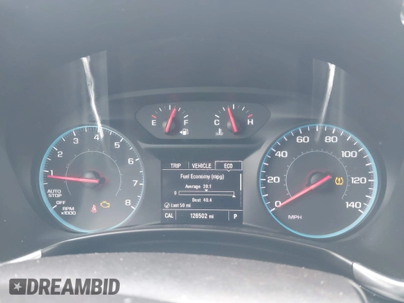 2018 Chevrolet Equinox LT with VIN 2GNAXSEV0J6254484, listed as a IAAI auction lot 41555774 with 126,502 mi miles. Bid and sale history available at carsss.com. Image 7.