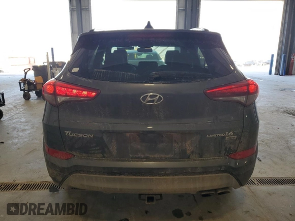 2017 Hyundai Tucson Sport with VIN KM8J3CA20HU594697, listed as a Copart auction lot 54252355 with 98,696 mi miles and Salvage Title. Bid and sale history available at DreamBid. Image 6.