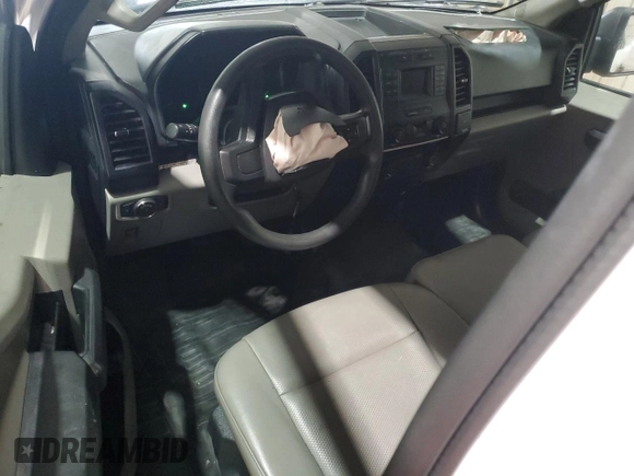 2019 Ford F-150 XL with VIN 1FTMF1CB5KKE68610, listed as a Copart auction lot 57158525 with Not provided miles and Salvage title. Bid and sale history available at DreamBid. Image 8.