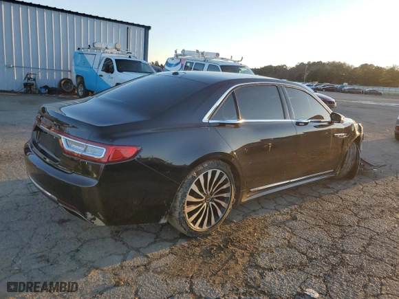 2017 Lincoln Continental Black Label with VIN 1LN6L9BC4H5628019, listed as a Copart auction lot 86786134 with 140,893 mi miles and Salvage Title. Bid and sale history available at carsss.com. Image 3.
