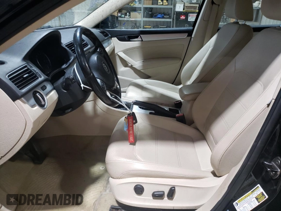 2013 Volkswagen Passat SE w/Sunroof with VIN 1VWBP7A3XDC076073, listed as a Copart auction lot 51738845 with 138,024 mi miles and Salvage Title. Bid and sale history available at carsss.com. Image 7.