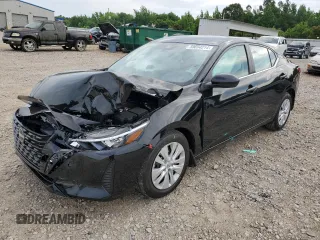 2024 Nissan Sentra S with VIN 3N1AB8BV9RY357625, listed as a Copart auction lot 59694214 with 370 mi miles and Salvage Title. Bid and sale history available at carsss.com. Image 1.