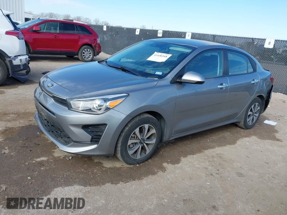 2021 Kia Rio S with VIN 3KPA24AD5ME424195, listed as a IAAI auction lot 41430268 with 17,367 mi miles. Bid and sale history available at carsss.com. Image 17.