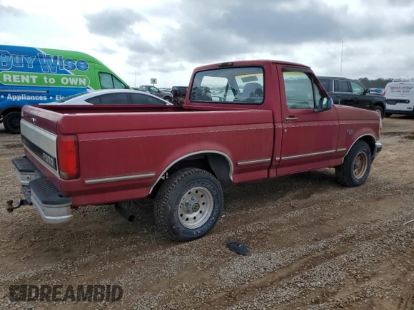 1995 Ford F-150 with VIN 1FTEF15N0SNA40406, listed as a Copart auction lot 44925055 with 146,462 mi miles and Clean Title. Bid and sale history available at carsss.com. Image 3.