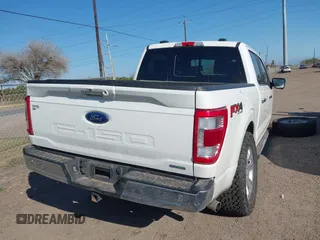 2022 Ford F-150 XL with VIN 1FTFW1E83NFA67841, listed as a IAAI auction lot 41489029 with 34,505 mi miles. Bid and sale history available at carsss.com. Image 4.