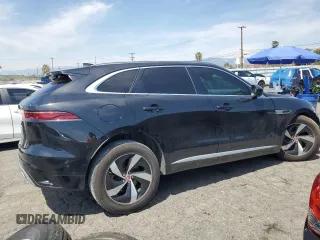 2021 Jaguar F-Pace S with VIN SADCJ2EU4MA666915, listed as a Copart auction lot 51481274 with 49,132 mi miles and Salvage title. Bid and sale history available at DreamBid. Image 3.