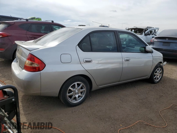 2002 Toyota Prius with VIN JT2BK18U420070077, listed as a Copart auction lot 44792545 with 70,407 mi miles and Salvage Title. Bid and sale history available at carsss.com. Image 3.