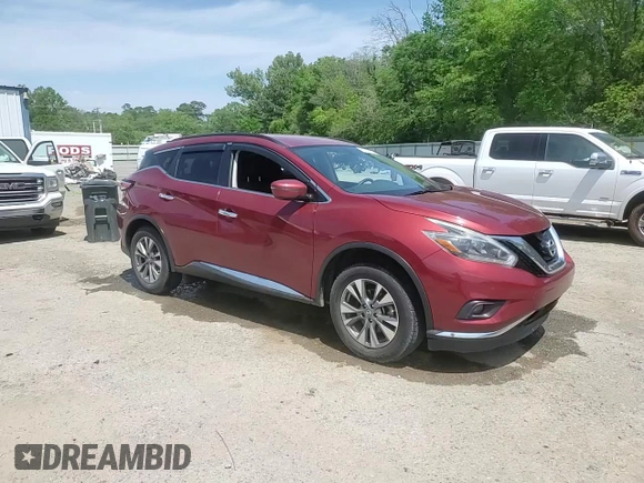 2018 Nissan Murano SV with VIN 5N1AZ2MG6JN155181, listed as a Copart auction lot 52548185 with 95,879 mi miles and Non Repairable. Bid and sale history available at DreamBid. Image 14.