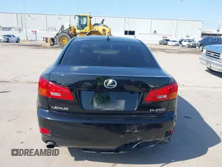 2008 Lexus IS 250 with VIN JTHBK262885061097, listed as a IAAI auction lot 41865094 with 242,449 mi miles. Bid and sale history available at carsss.com. Image 15.