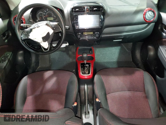 2023 Mitsubishi Mirage Black Edition with VIN ML32AWHJ3PH006444, listed as a Copart auction lot 42985065 with 15,858 mi miles and Clean title. Bid and sale history available at DreamBid. Image 8.