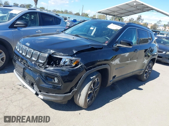 2022 Jeep Compass Limited с VIN 3C4NJDCB6NT133802, выставлен на аукционе IAAI как лот 41671098 с пробегом 29 863 миль миль и . История ставок и продаж доступна на DreamBid. Изображение 17.