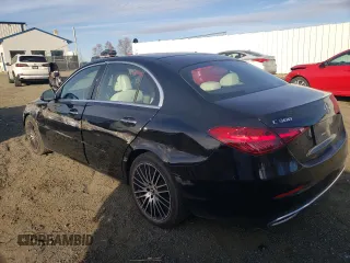 2022 Mercedes-Benz C 300 with VIN W1KAF4HB0NR052527, listed as a Copart auction lot 81367014 with 29,080 mi miles and Salvage Title. Bid and sale history available at DreamBid. Image 2.